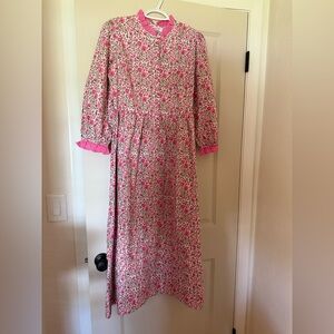 Nwt Tilly Pink Hollyhock Dress Pint City Prints